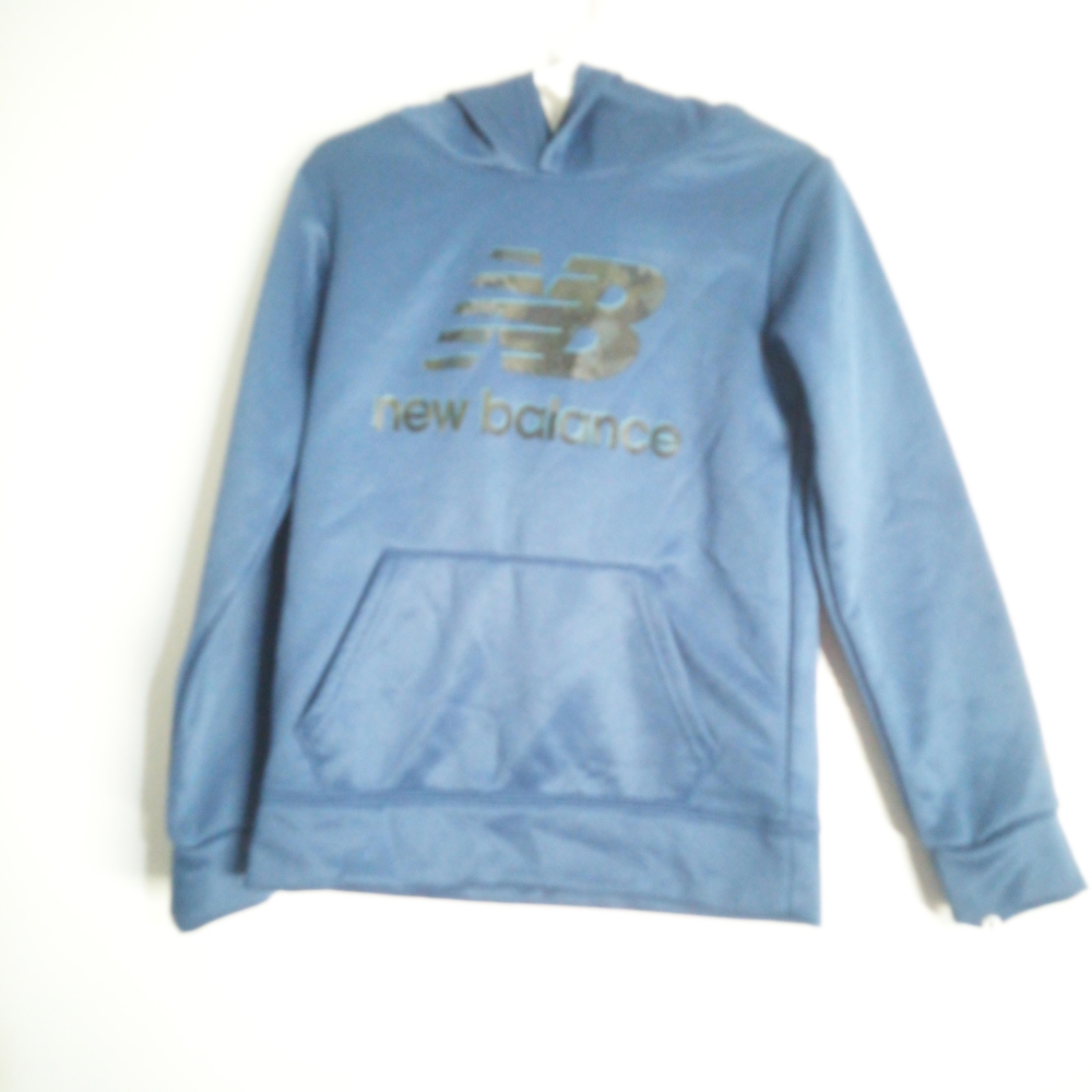 New Balance Steel Blue Hoodie